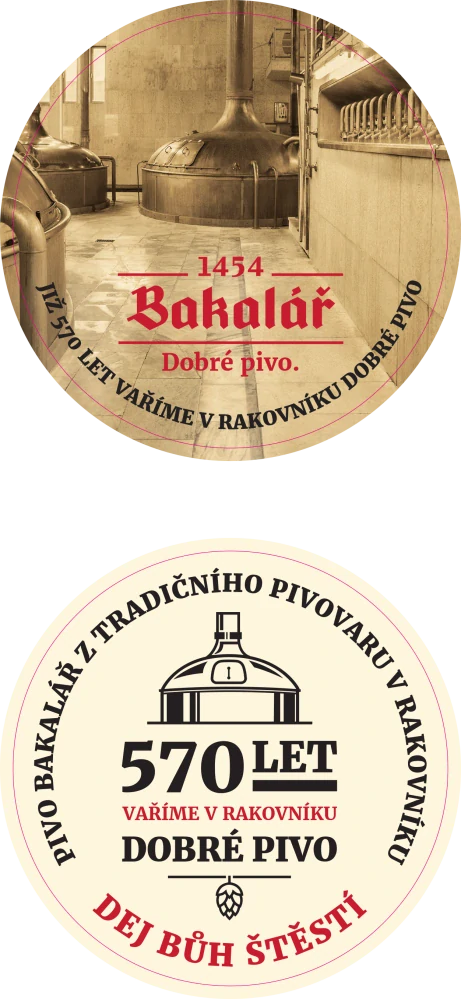 Pivní tácek Bakalář