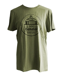 Tričko Bakalář - khaki